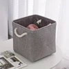 Portable fabric clothing storage box toy storage dust-proof clothing organization storage box finishing box 4