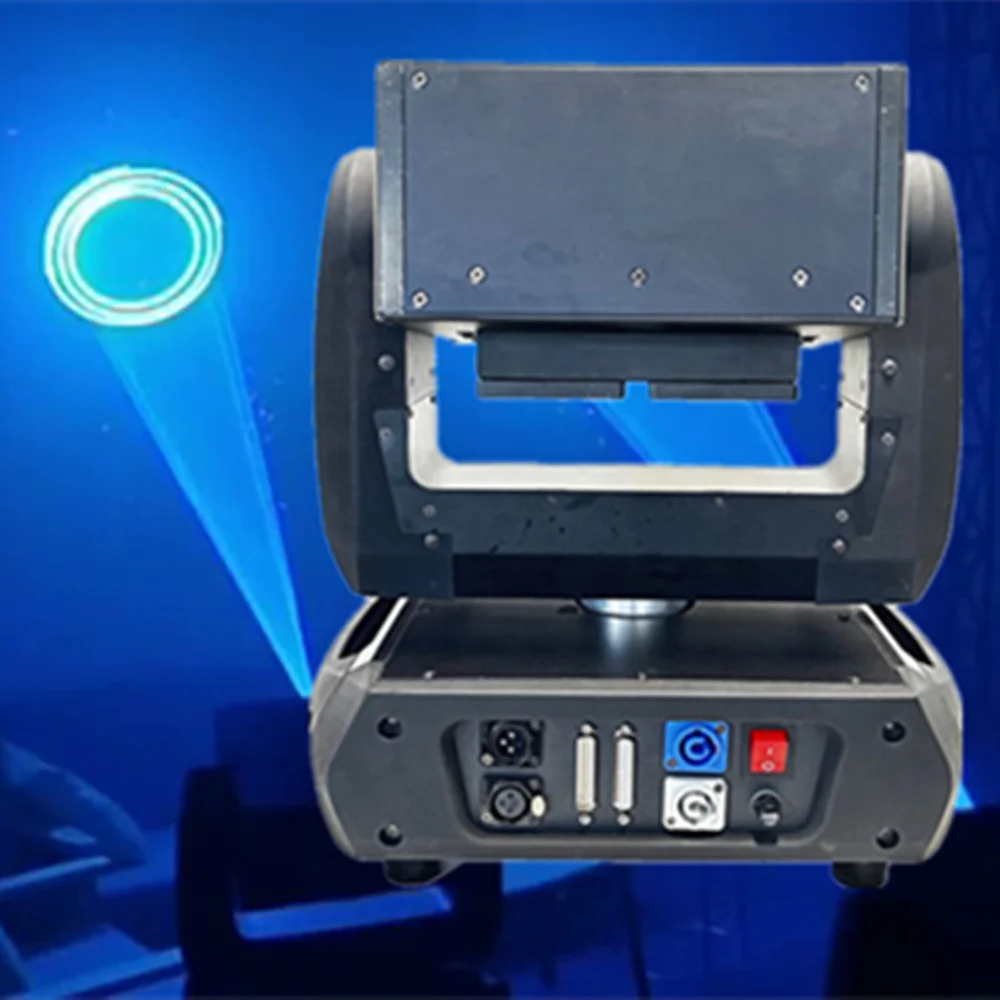 

1 шт./партия rgb луч 10 Вт Вращающаяся головка лазерный сценический свет для рождества диджея диско бар