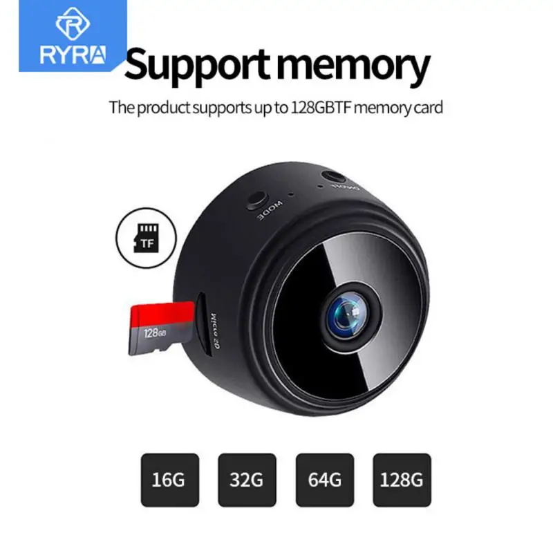 

RYRA A9 Mini Camera Wifi 1080P HD IP Camera Home Security IR Night Magnetic Wireless Camcorder Micro Video Surveillance Camera