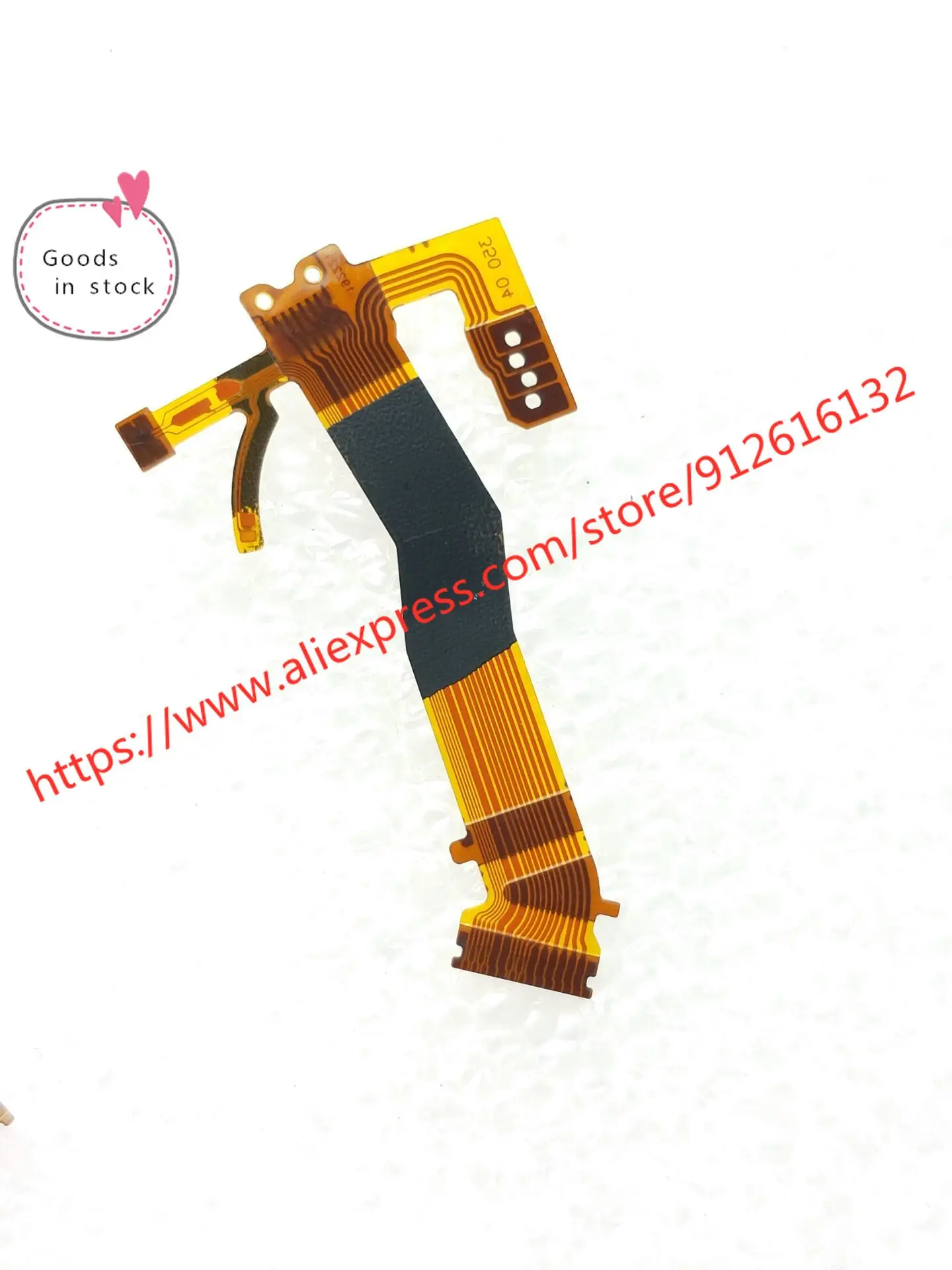 1Pcs NEW Lens Shutter Flex Cable For RICOH GR GR II GR2 III GR3 Digital Camera Repair Part (with socket and IC)