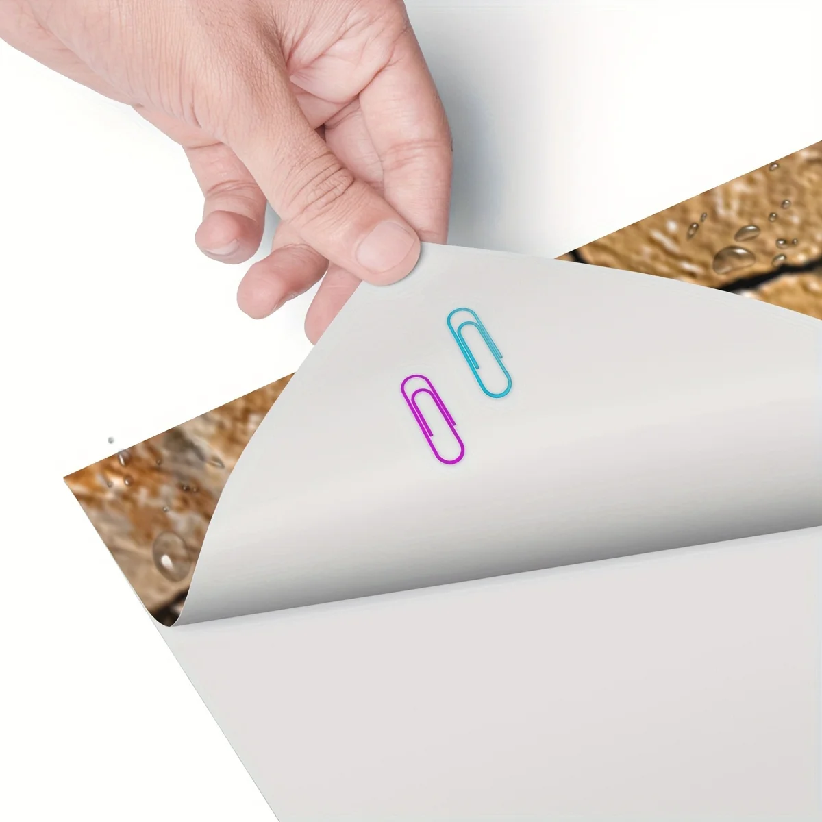 13PCS simulation 3D natural original brown stone wall ladder stickers self-adhesive waterproof wear-resistant thickening sticker