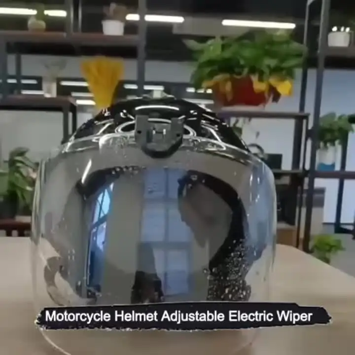 Mini Helmet Wiper Electric Wiper For Most Visor Universal