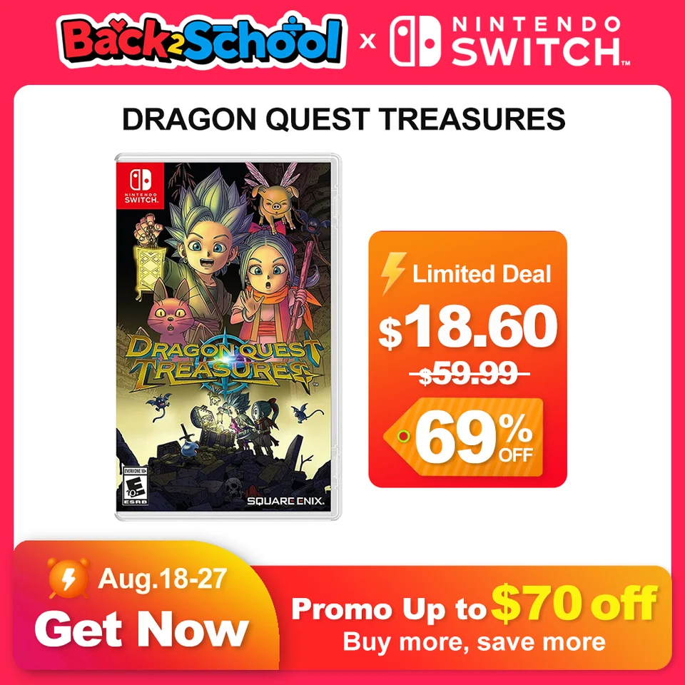 任天堂Switch有機EL ＋ドラゴンクエストトレジャーズ Nintendo Switch『ドラゴンクエスト トレジャーズ 蒼き瞳と大空