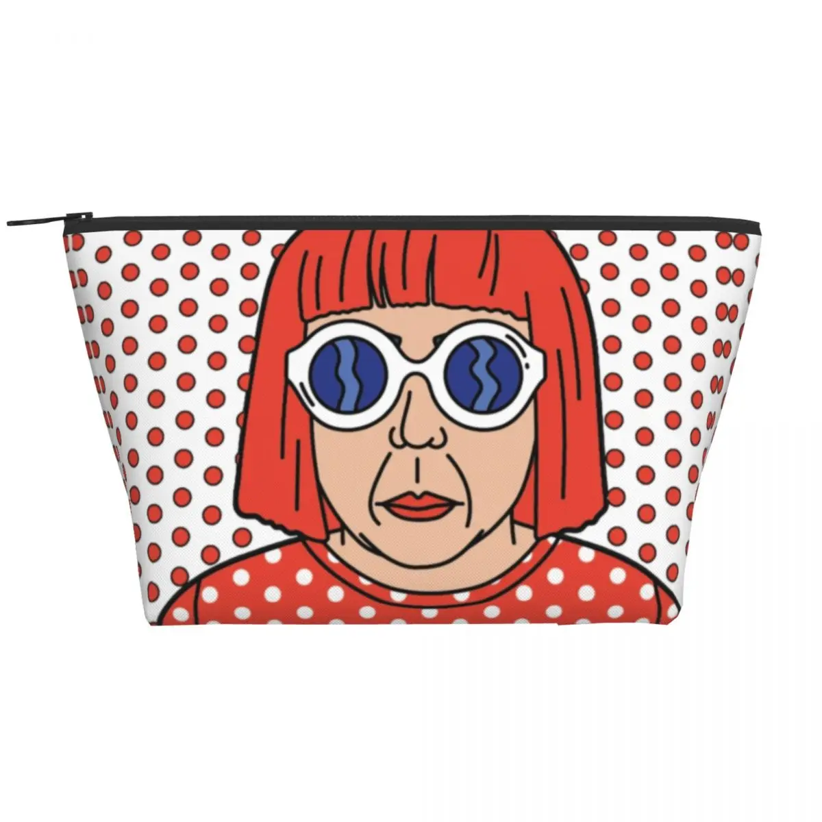 Kawaii Yayoi Kusama Beautiful Travel Toiletry Bag Donna Abstract Art Dots Makeup Cosmetic Bag Beauty Storage Dopp Kit