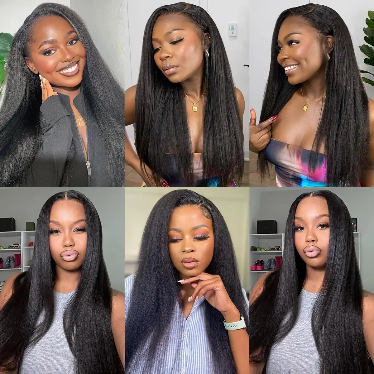 Kinky Yaki Straight Human Hair Bundle 100% Virgin Unprocessed Jerry Curly Human Hair Extension Top Quality Wholeasle Double Weft