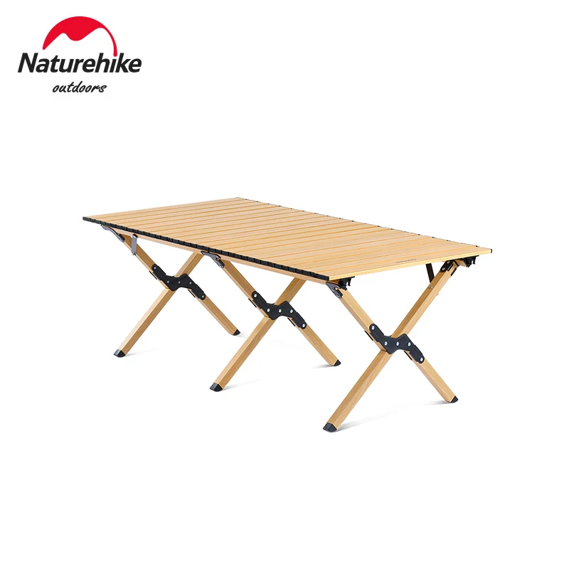 

Naturehike Foldable Camping Table Aluminum Alloy Outdoor Roll-Up Table with Storage Bag Tourist Folding Table for Picnic BBQ