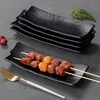 Rectangular Melamine Dinner Plate Home Thickened Food Tray Multifunctional Non-slip Hot Pot Side Dish Pan Kitchen Storage Tools 3