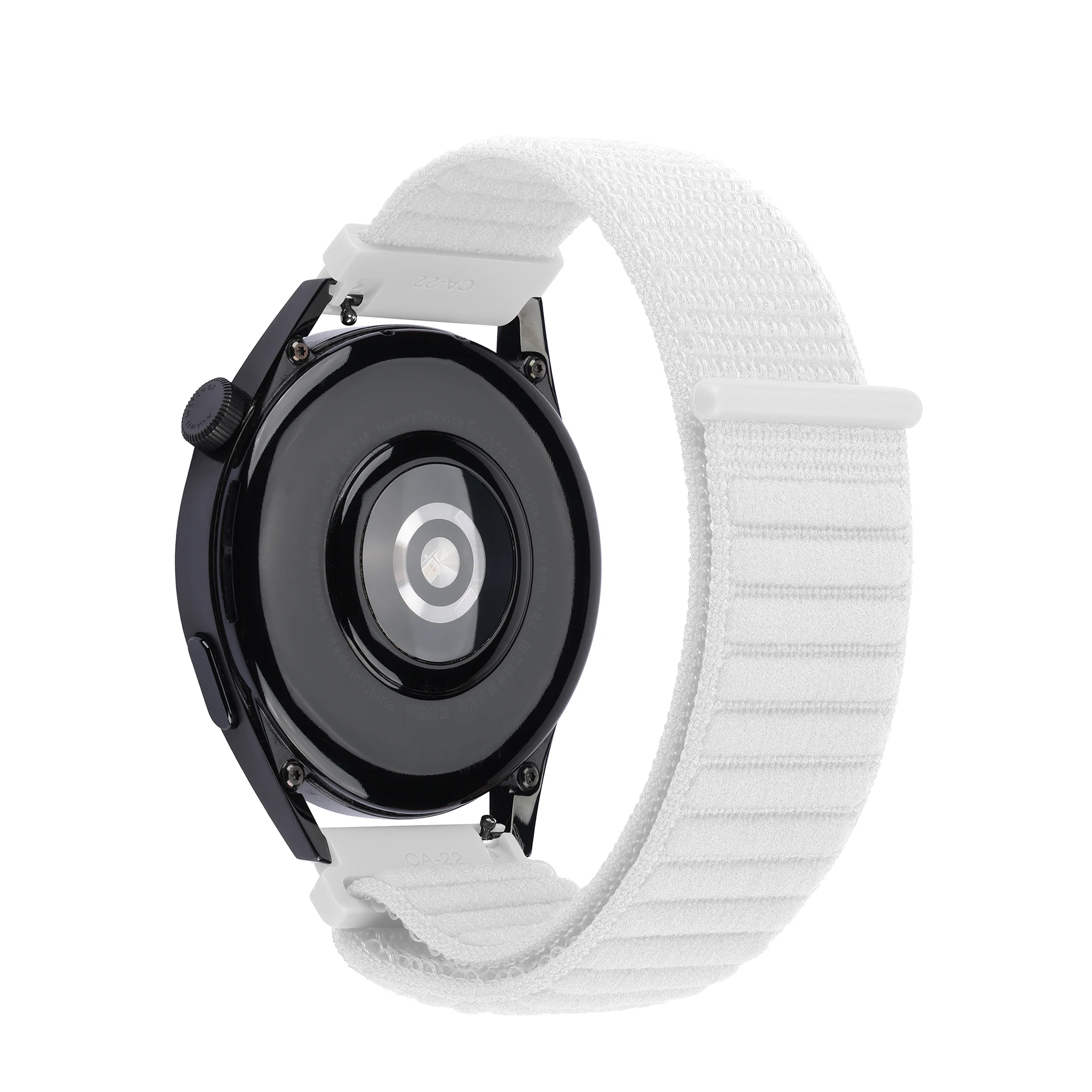 Nylon Loop Woven Watch Band, Adjustable 20-22mm Strap