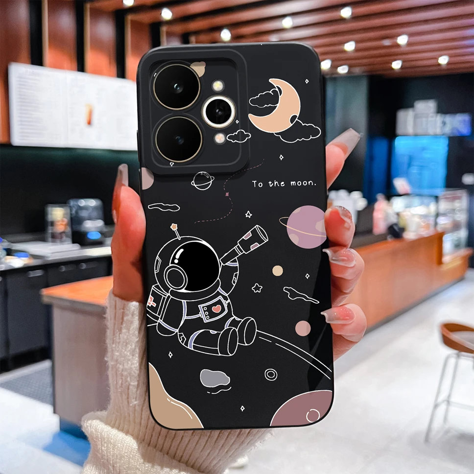 Creative Cartoon Pattern Soft Back Phone Case with Camera Protection - Lightweight Shell