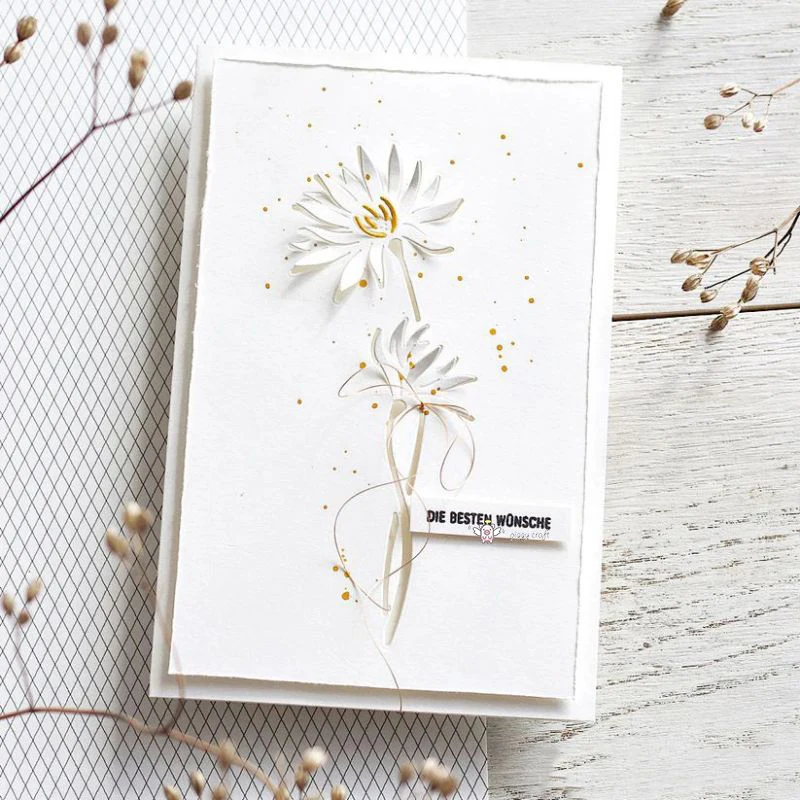 돼지 공예 금속 절단 다이 컷 다이 금형 꽃 배경 스크랩북 종이 공예 칼 금형 블레이드 펀치 스텐실 다이