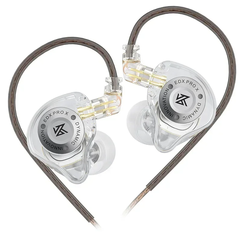 KZ EDX PRO X High-Fidelity Bass Earbuds with Noise Cancelling and 2-PIN Cable