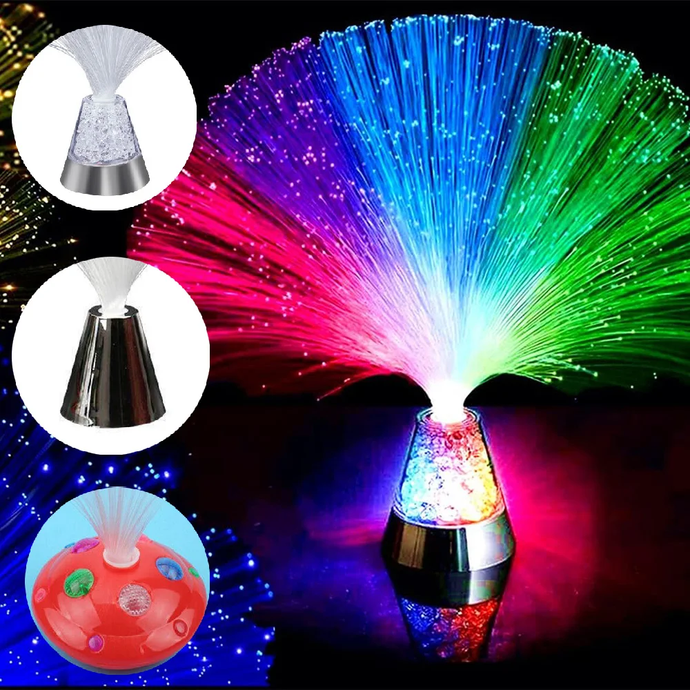 Fiber optic lamp multicolor USB starry sky LED luminous desktop creative holiday decoration camping atmosphere