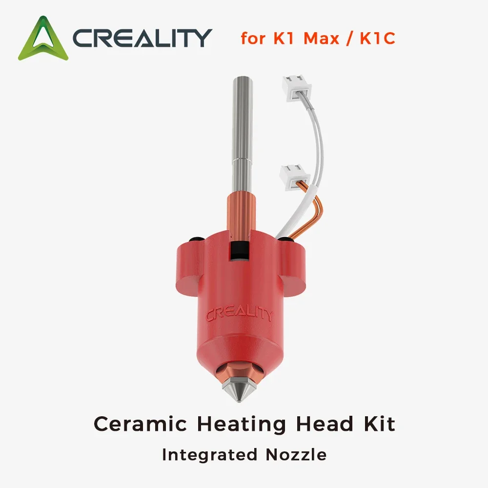 Kit Testa Riscaldante In Ceramica Originale Creality Kit Testa Riscaldante In Ceramica Con Ugello Integrato Rosso Per Parti Della Stampante 3D K1 Max 