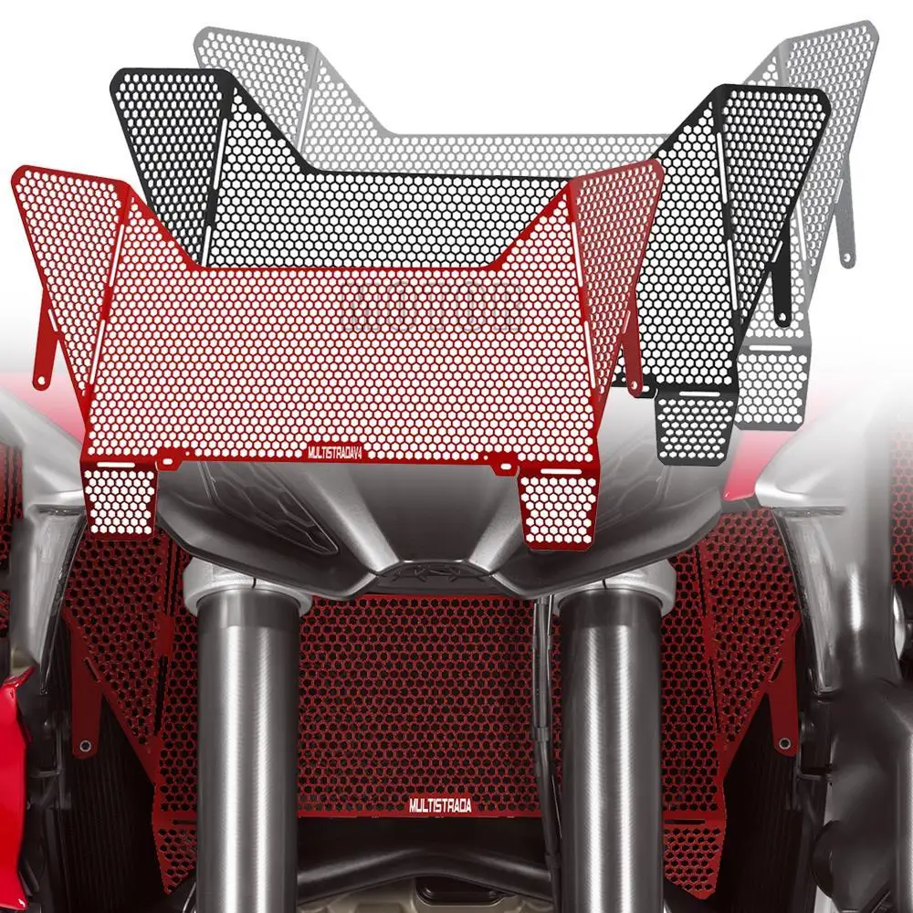 

For Ducati Multistrada V4/V4S Pikes Peak 2021 2022 2023 2024 CNC Radiator Cover Radiator Oil Cooler Guard Motorcycle accessories
