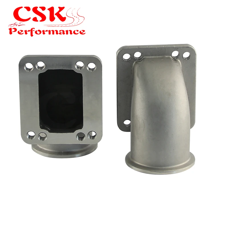 

2.5" Vband 90 Degree Steel Cast Elbow Adapter Flange For T3 T4 Turbocharger
