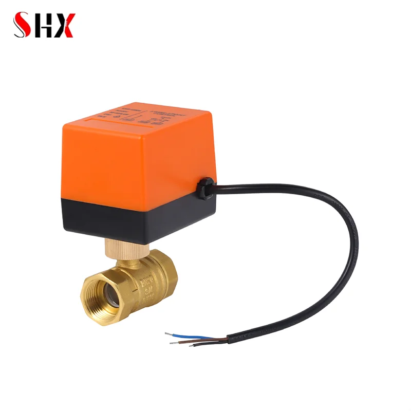 DN15/DN20/DN25 Three-Wire two-control Electric Solenoid Valve 220V AC 12V-24V DC 1/2