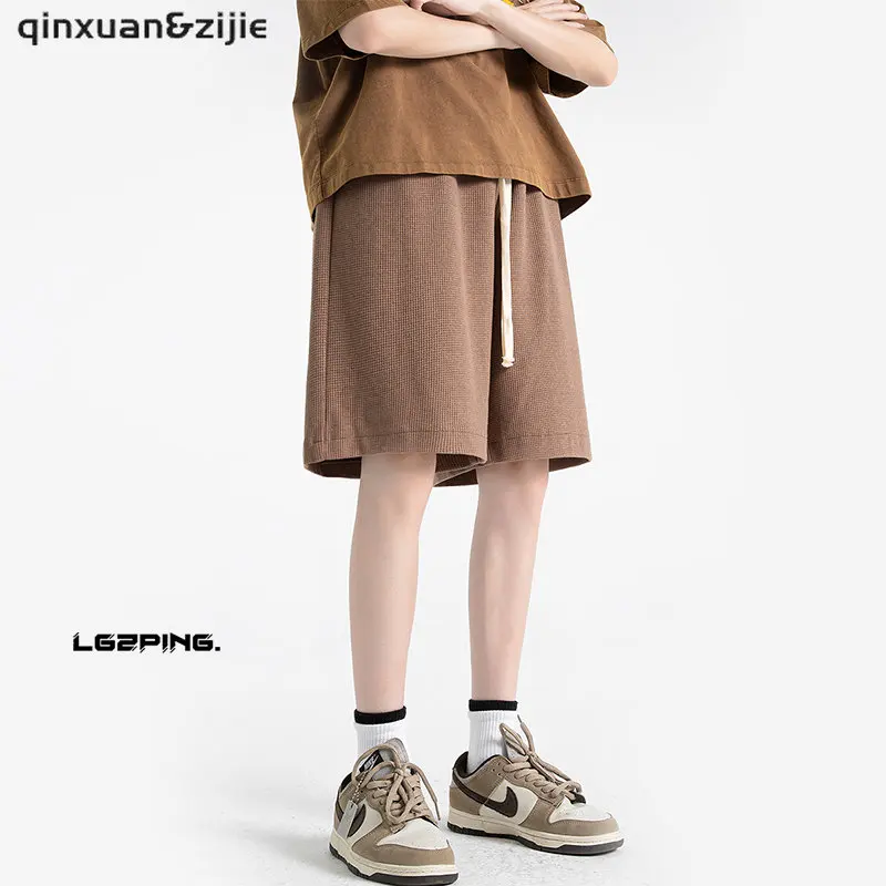 

Шорты мужские сетчатые для спортзала и бодибилдинга, дышащие повседневные свободные джоггеры, уличные спортивные пляжные короткие штаны для фитнеса, летние