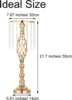 10 Pcs Gold Vase for Wedding Centerpieces Table Decorations with Chandelier Crystals, Flower Vase, Wedding Metal Flower Stand 5