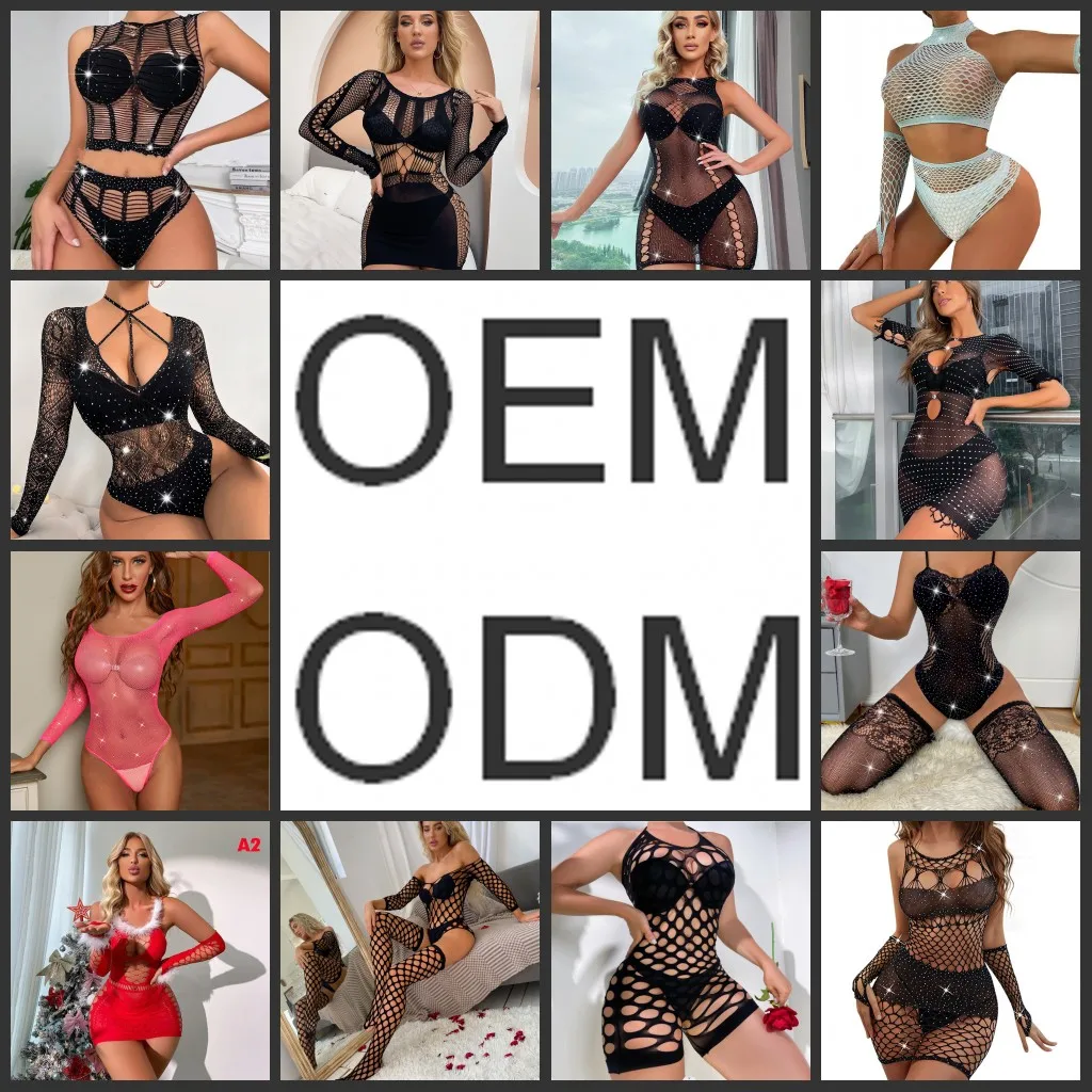 Wholesale more designs rhinestone crystals Fishnet shinny diamonds dress bodystocking lingerie