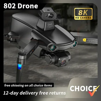 S802 Drone professionale Gimbal a 3 assi EIS Anti-shake GPS HD Dual camera posizionamento del flusso ottico a lunga durata della batteria WIFI RC FPV