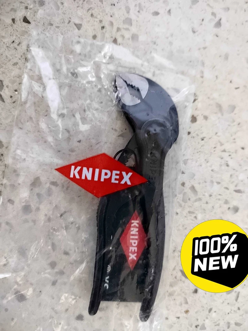 KNIPEX 87 00 100 Cobra XS Mini Water Pump Pliers 4 Inches One-Handed Precision Grade Pipe Plier 11 Quick Adjustment Positions