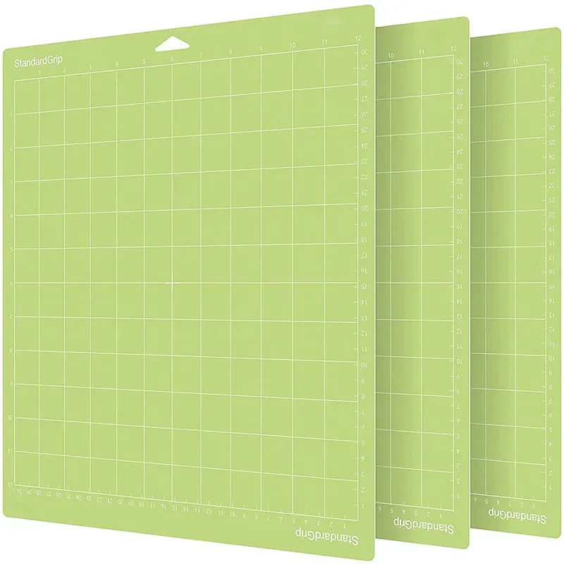 Alfombrilla de corte de repuesto, pegamento antideslizante de Material de PVC para fotografía de contorno, hoja de protección de máquina Plotter, 3 piezas, nuevo Color