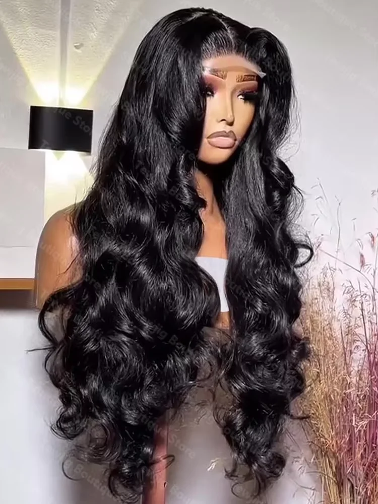 13x4 Body Wave Lace Front Human Hair Wig 200_ Water Wave Pre Plucked HD Transparent Lace Wig 5x5 Closure Glueless Wigs For Women