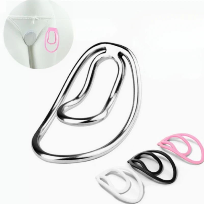 Hollow Fw Penis hide Clip Chastity Lock Male Panty Chastity Device False Pussy Training Clip Cock Cage Sexy Toys for Men Sextoy