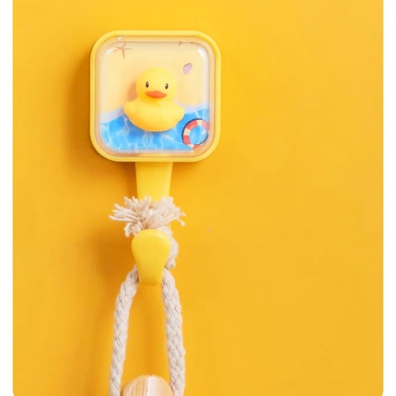 Cartoon Cute Creative Hook Strong Adhesive Hook No Punching Cute Animal Bouncing Hook Dormitory Bedroom Coat Hook 4