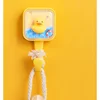 Cartoon Cute Creative Hook Strong Adhesive Hook No Punching Cute Animal Bouncing Hook Dormitory Bedroom Coat Hook 4