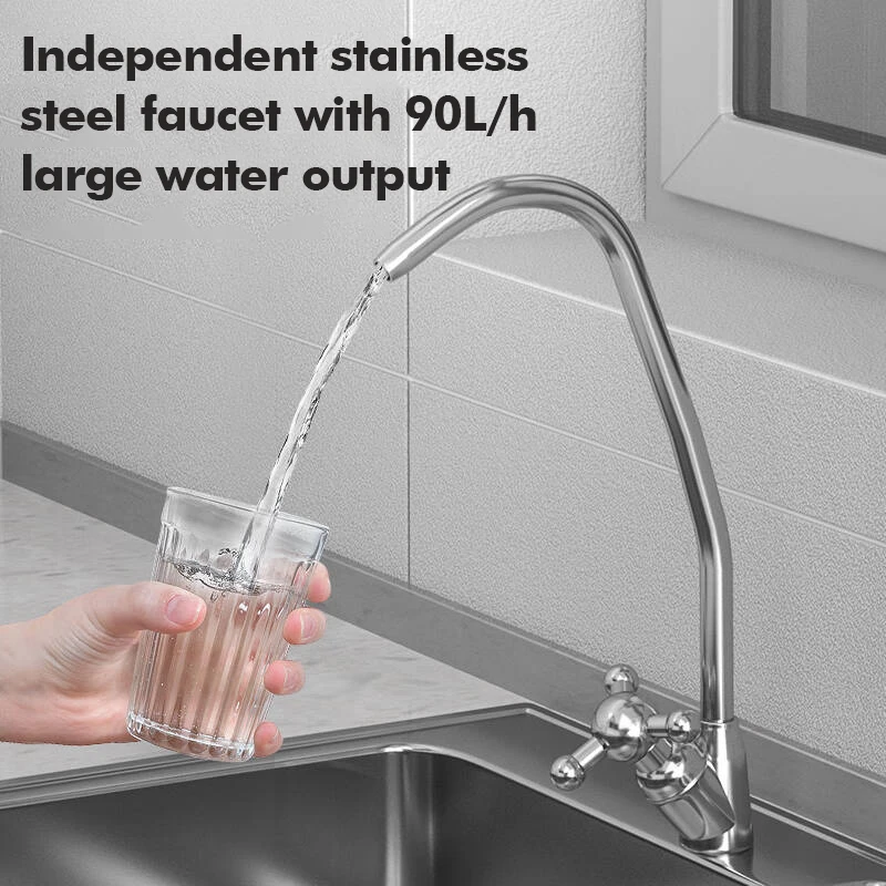 3 + 2 Water Filter Purifier Filtration Kit For Home Kitchen Faucet
