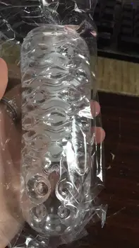 Pussy Pump Pocket Pussy Transparent DéColte Pussy Enlargement Erotic Rubber Male Masturbator Cup Tight Onahoru Sexy Toys For Men 3