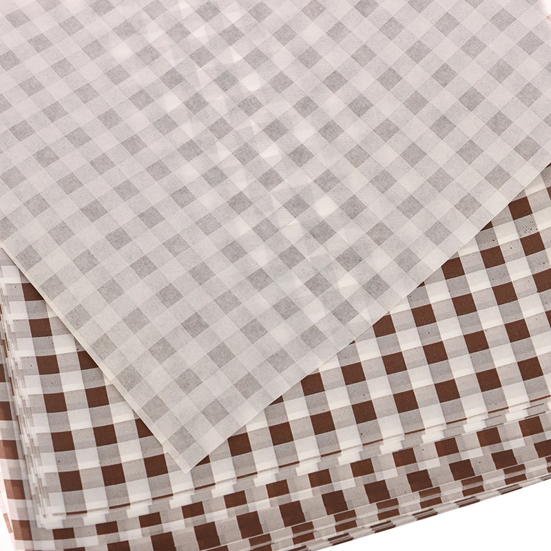 50 Sheets Greaseproof Wax Paper – Multi-Color Oil-Proof Food Wrapping Sheets for Sandwi... - SKU GWP02020 - UGI Packaging