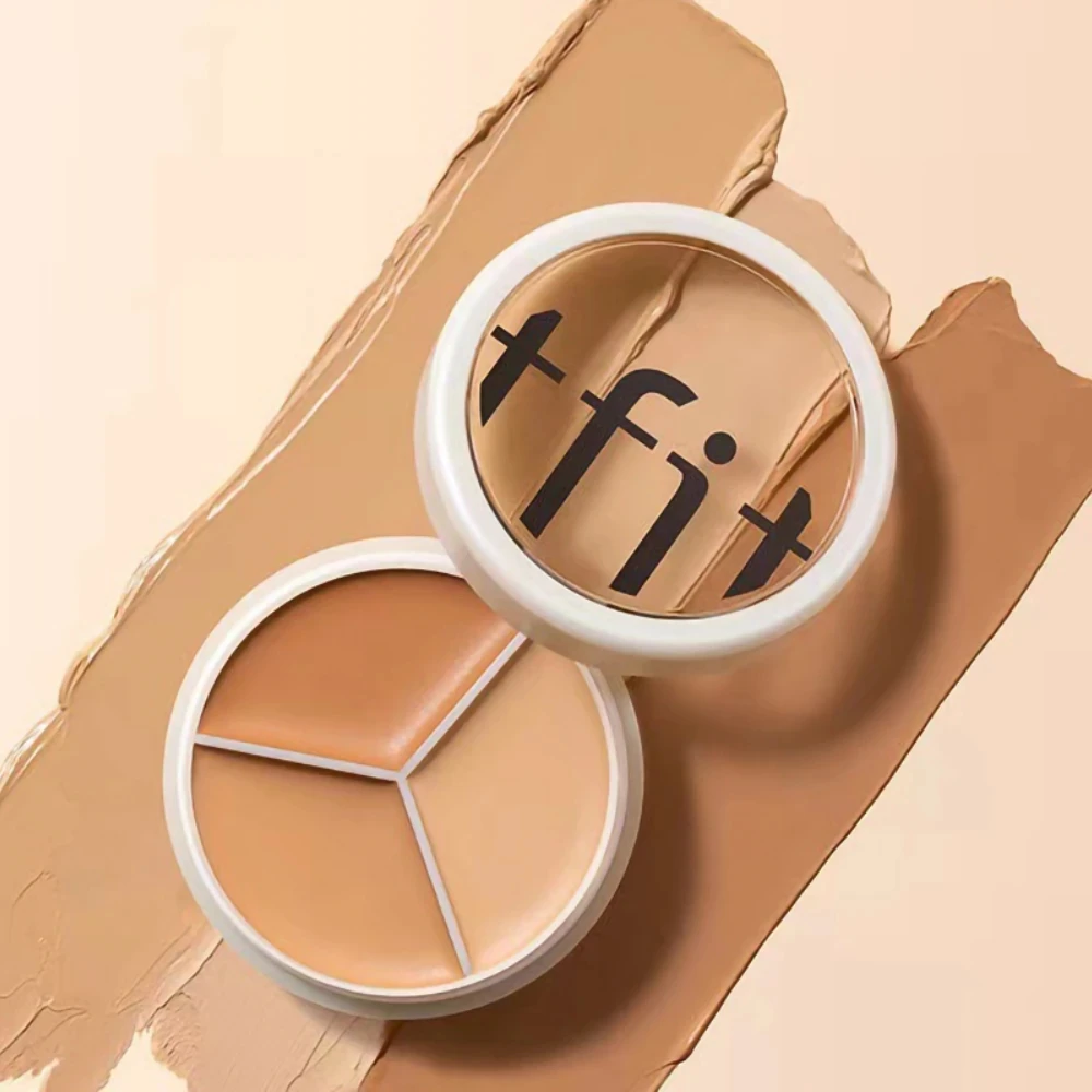 Korea Tfit 3 Color Concealer Palette Professional Makeup Face Eye Contour Face Spot Concealer Dark Circle Correcting Makeup liquid concealer makeup concealer waterproof concealer face concealer concealer palette concealer foundation cream
