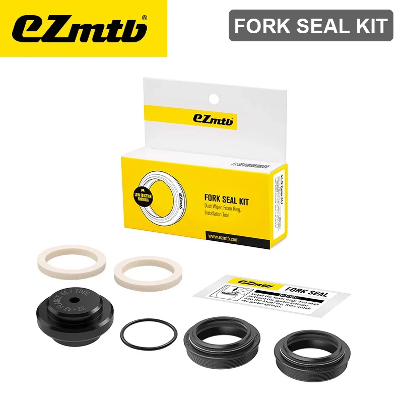 Ezmtb Kit Guarnizioni Forcella Anello Schiuma Tergicristallo 30 32-40Mm Per Fox/Rockshox/Manitou/Sr Suntour/Marzocchi/X-Fusion Mtb Forcella Anteriore 