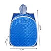 사우나 Portable Steam Sauna 1 Person Folding Sauna Tent at Home with 900W & 2L Steamer Generator Home SPA Blue 찜질 5