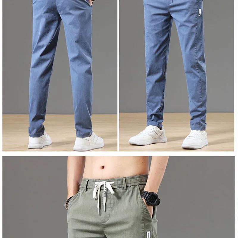 Spring Summer KPOP Fashion Style Harajuku Slim Fit Trousers Loose All Match Korean Style Casual Pants High Waist Pockets Pants