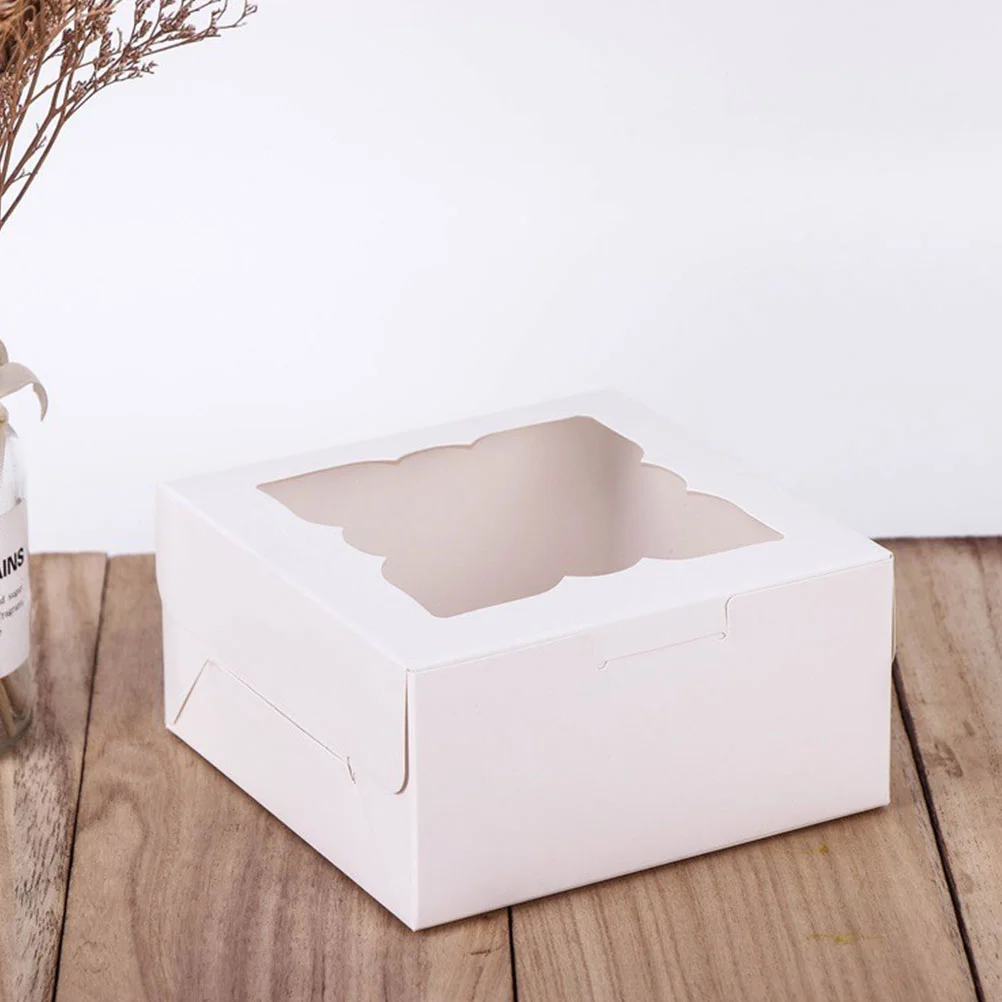 

20 Pcs Small Presents Dessert Packing Case Cake Holder Gift Cake Cake Cake Cake Boxeseseses Portapotty Paper