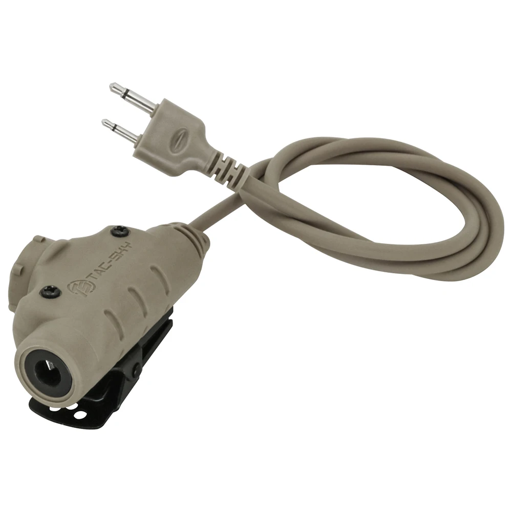 

U94 V2 PTT 7.0mm Plug Headphone Adapter Icom/Kenwood/Midland/Motorola Talkabout for Comtac Sordin Headphones