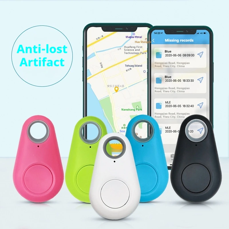 Mini Fashion Smart Pet Bluetooth Gps Location Tracker Children'S Bag Wallet Key Phone Bluetooth Water Drop Anti Loss Device