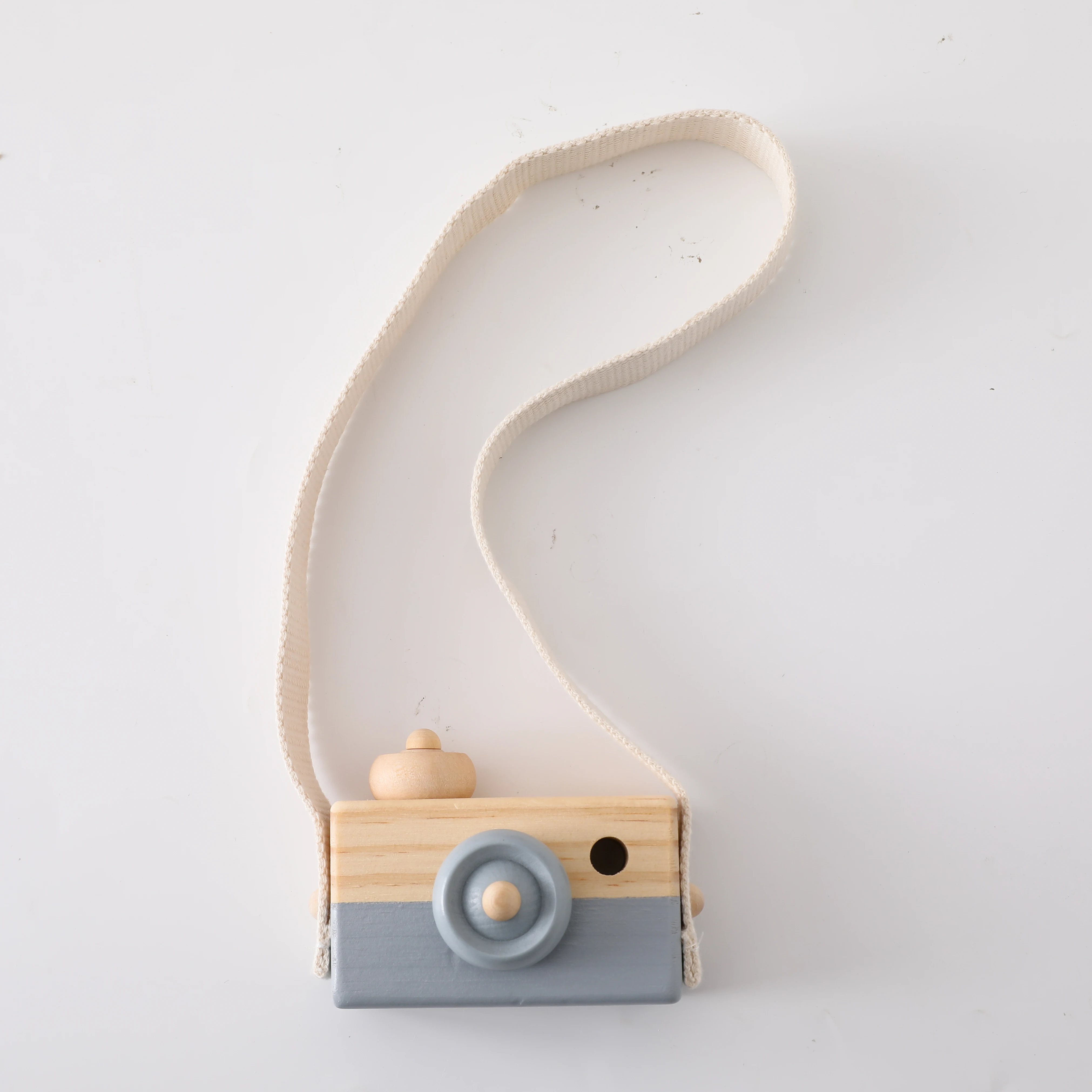 Let'S Make 1Pc Wooden Baby Toys Fashion Camera Wood Pendants Montessori Toys For Kids Wooden Diy Present Nursing Gift Baby Block