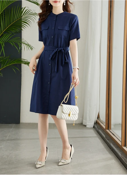 フミカウチダ TIE COLLAR JERSEY DRESS ワンピース　36 フミカウチダ TIE COLLAR JERSEY DRESS ワンピース36