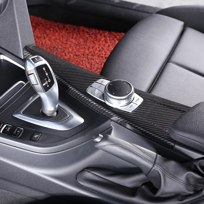 Kohlefaserauto Mittelkonsole Schaltplattenabckungsverkleidung Für BMW 3 4 Serie 3GT F30 F31 Kohlefaserauto Mittelkonsole Schaltplattenabckungsverkleidung Für BMW 3 4 Serie 3GT F30 F31