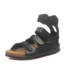  COSMAGIC 2022 New Summer Women Gladiator Buckle Cork Sandals Beach Outside Patchwork Non-slip Casual Sandalias Shoe 