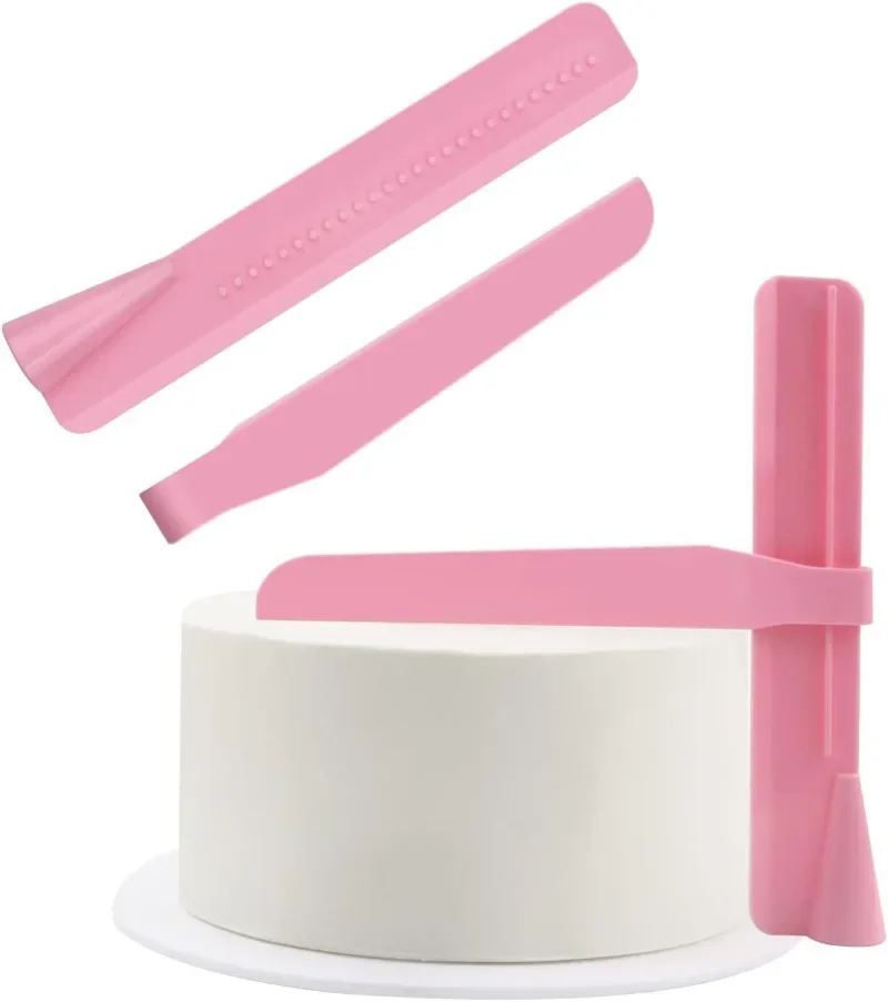Adjustable Cake Scraper Icing Smoother Cream Polisher Kitchen Baking Cake Edge Scraper Tool For Buttercream Mousse Cheese