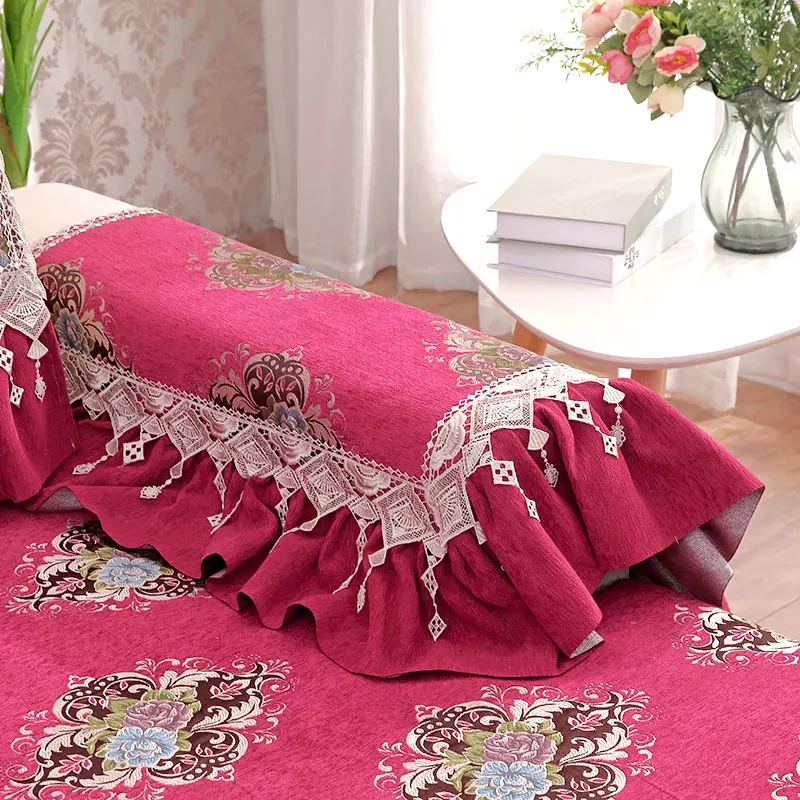 Non-Slip Sofa Covers for Living Room Chenille Sofa Cushion Couch Cover Modern Corner Sofa Towel Seat Pad Multi-size 5
