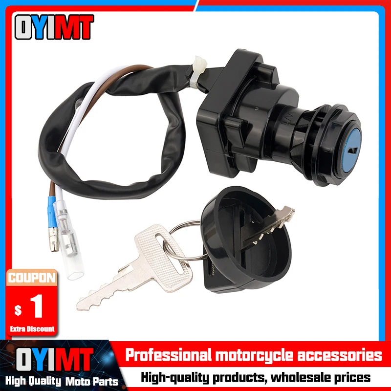 

Motorcycle Electric Door Lock Plug Ignition Key Switch for Kawasaki Lakota 300 KEF300A KEF300B Prairie 300 KVF300 400 KVF400A