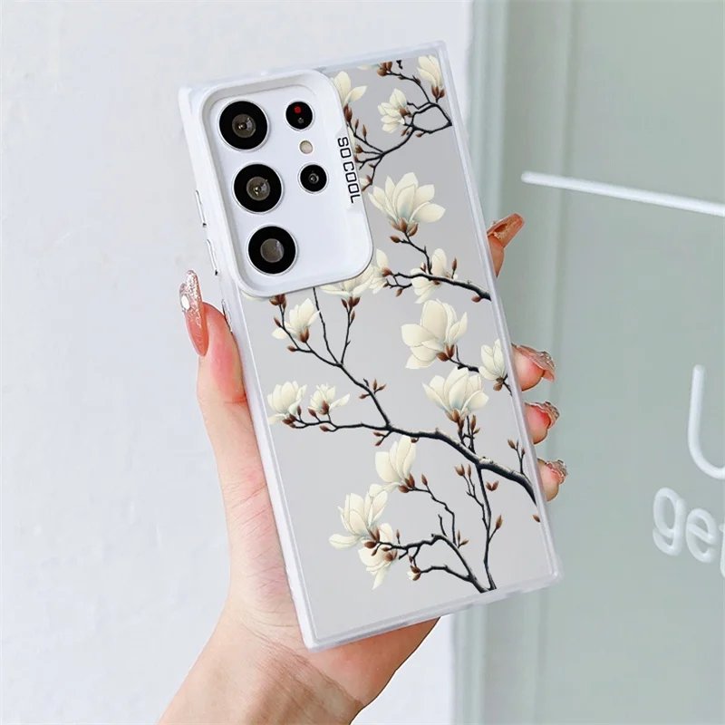 Charming Magnolia Flower Phone Case Cover