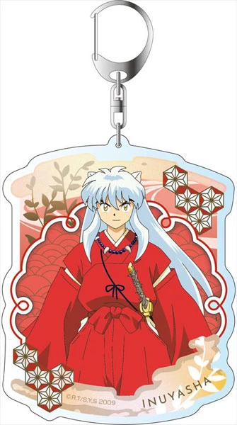 Anime-Fans-Geschenke Inuyasha Acryl HD-Charaktere Inuyasha Shippo Miroku Koga Sesshomaru Schlüsselanhänger Anhänger Ornamente ca. 6 cm – Detail 4