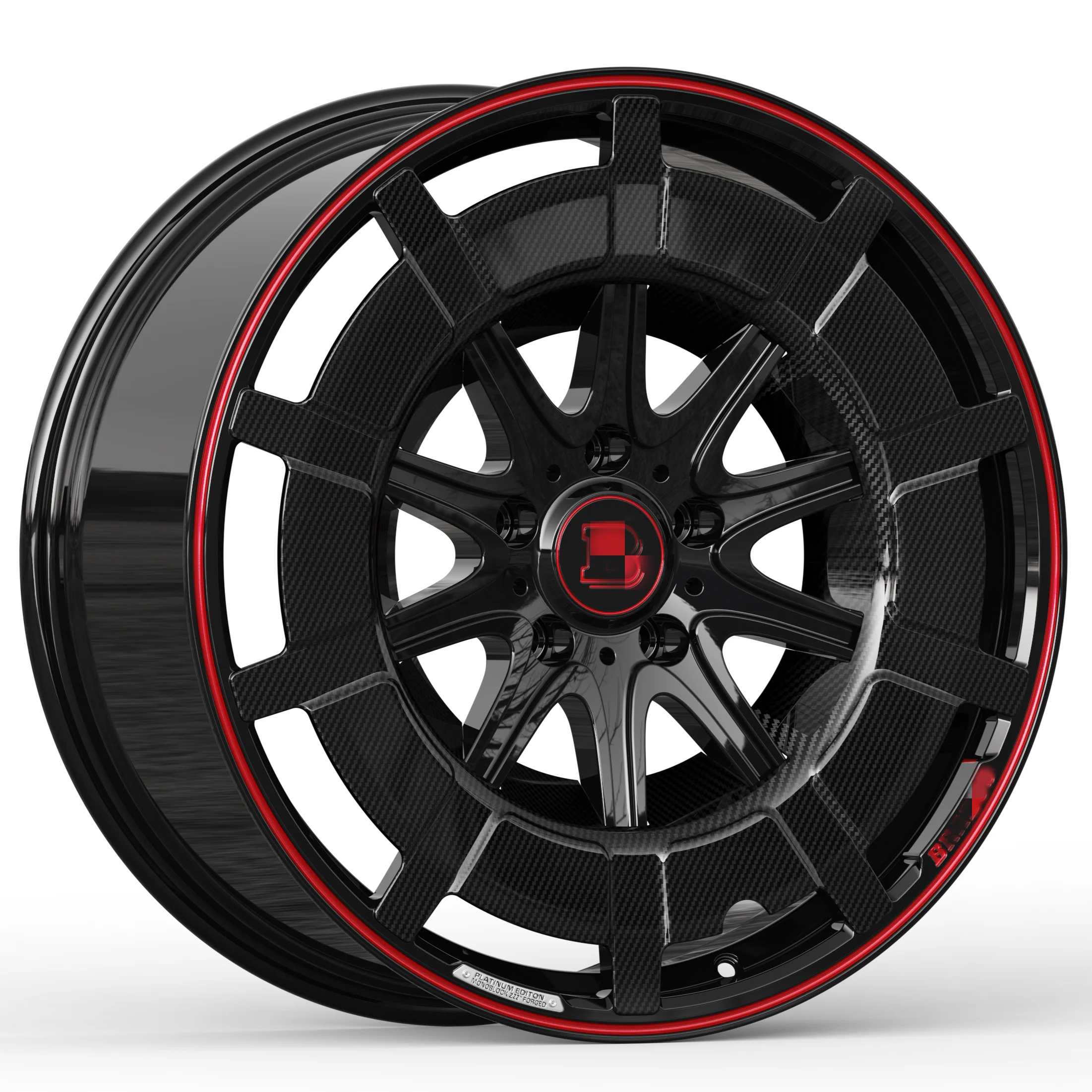 Material-Upgrading-1-Piece-Structure-19-20-21-22-inch-Carbon-Fiber-Rims ...